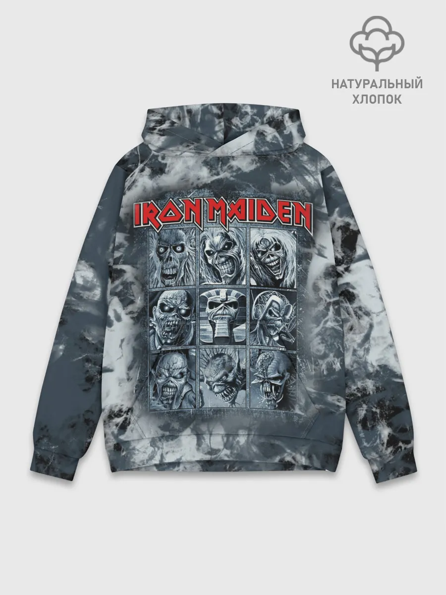 Худи мужской база хлопок / Iron Maiden