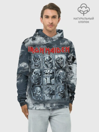 Худи мужской база хлопок / Iron Maiden