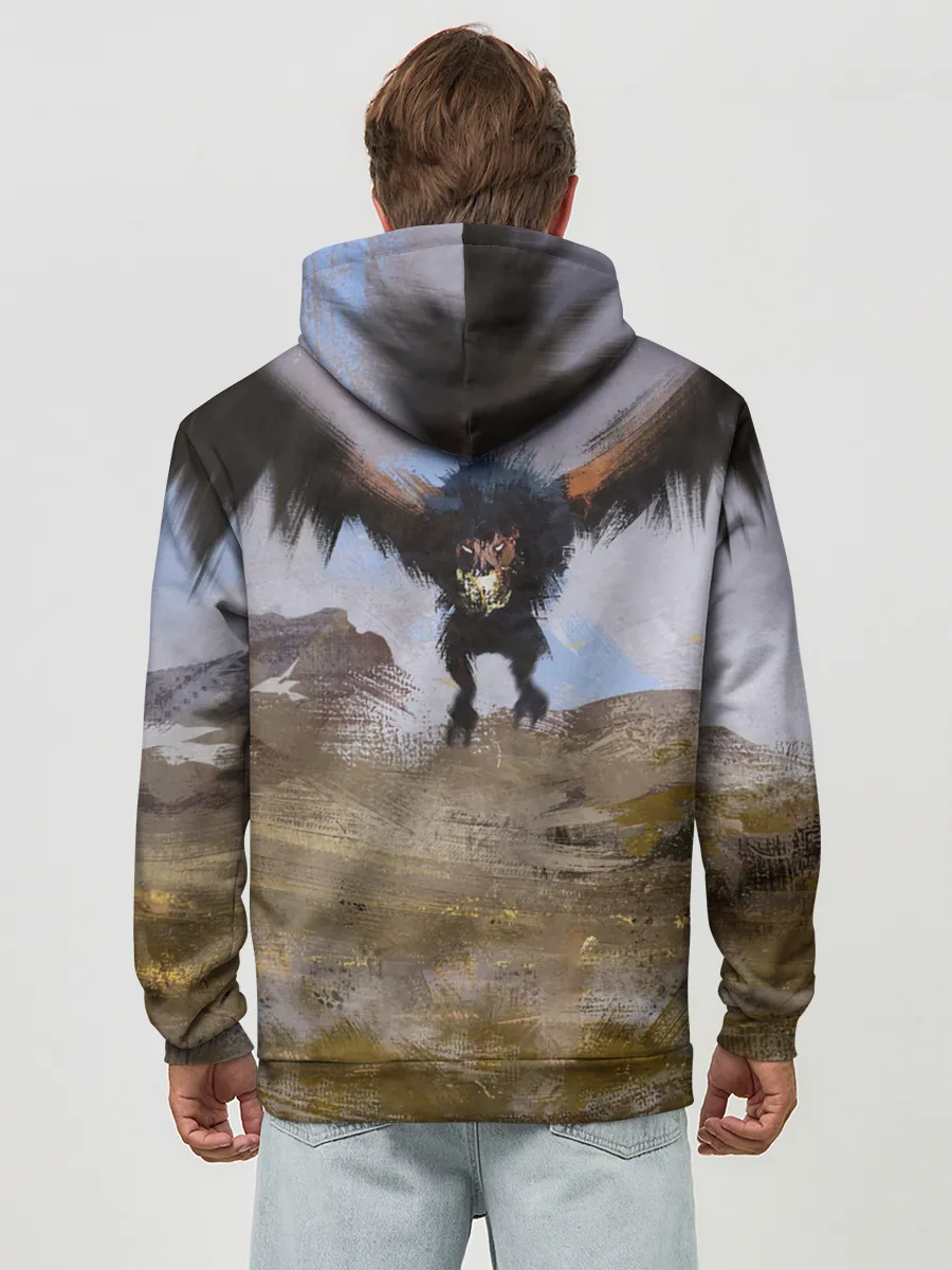 Худи мужской база хлопок / ВЕДЬМАК