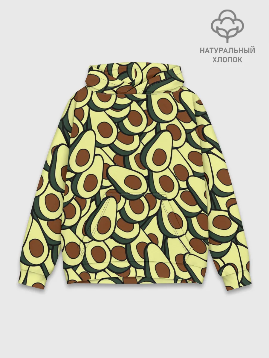 Худи мужской база хлопок / Авокадо