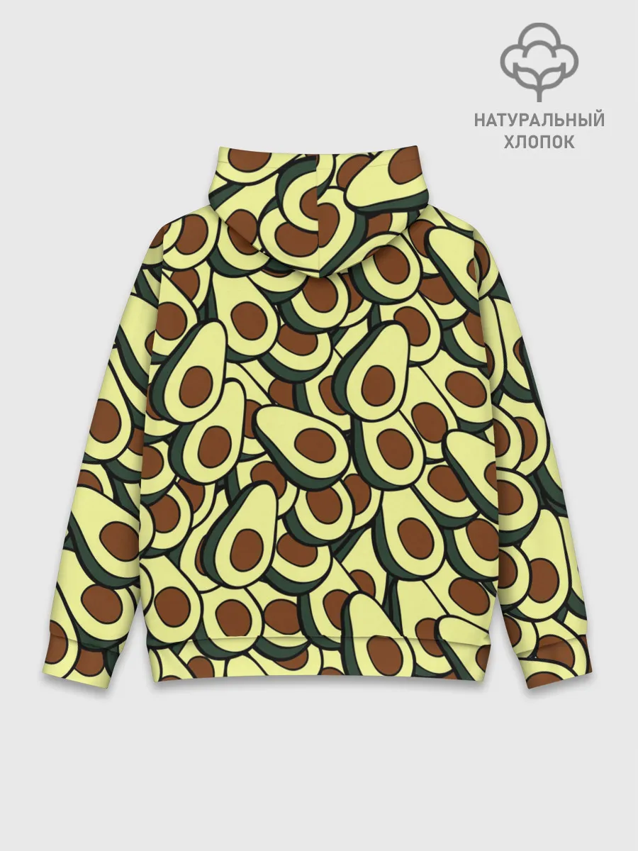 Худи мужской база хлопок / Авокадо