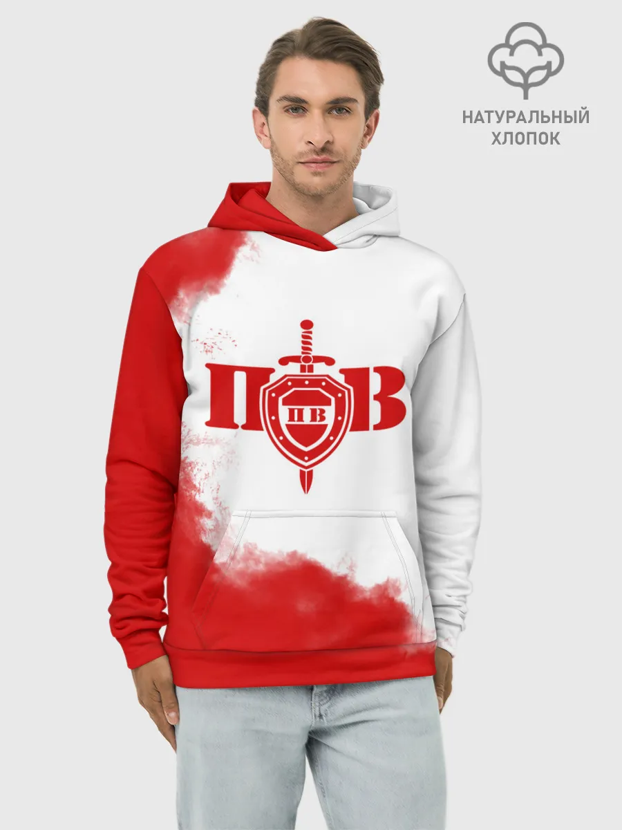 Худи мужской база хлопок / Пограничные Войска