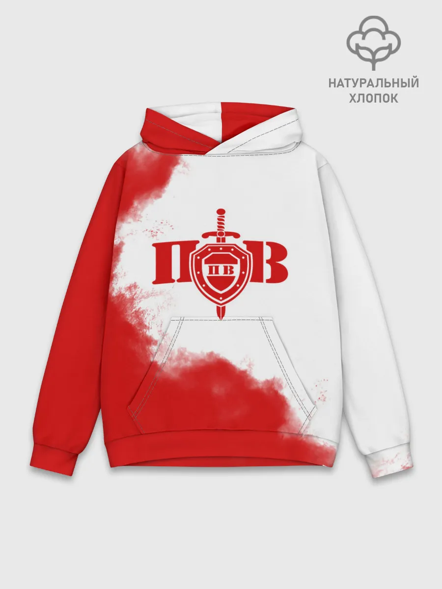 Худи мужской база хлопок / Пограничные Войска