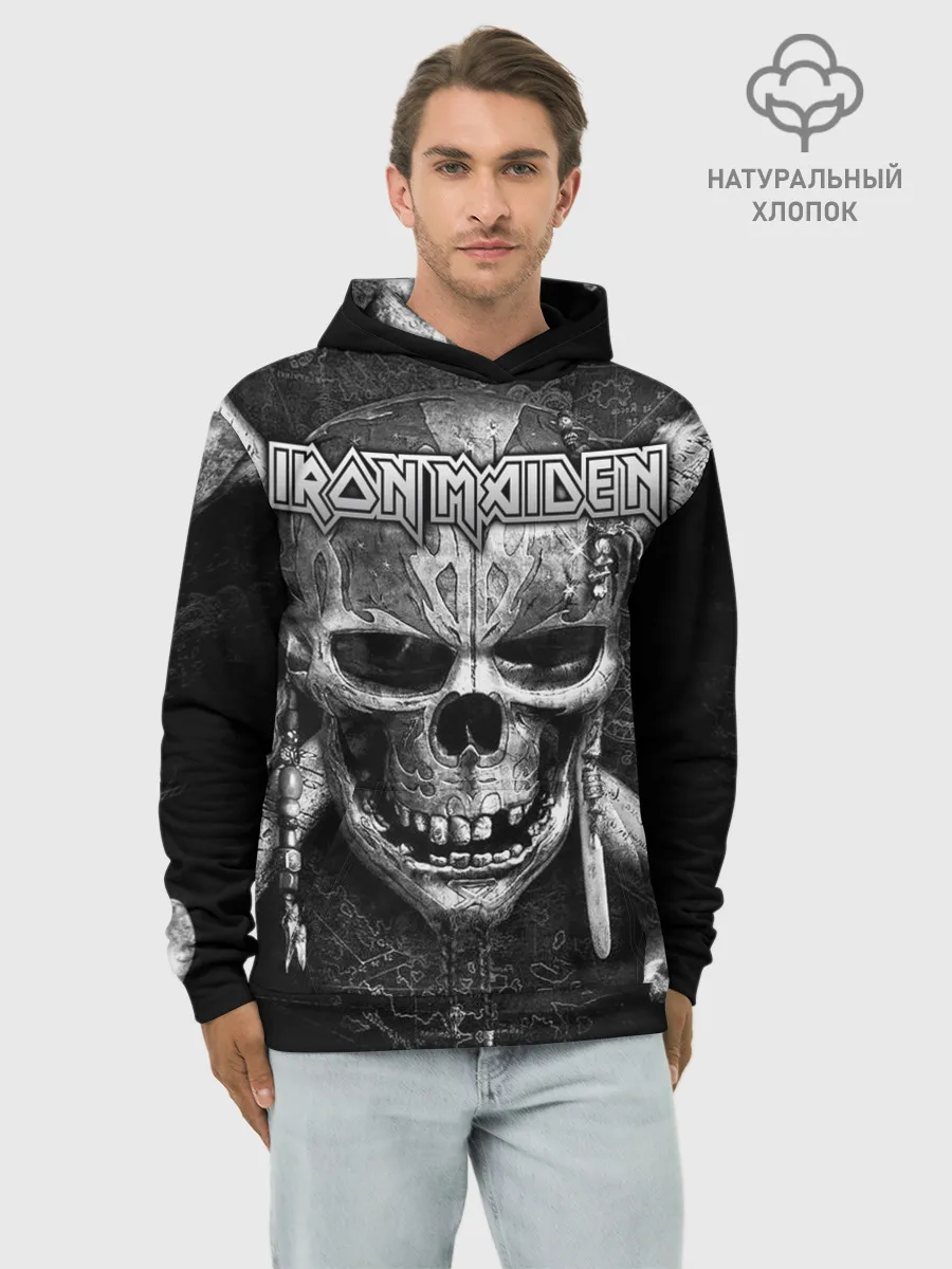 Худи мужской база хлопок / IRON MAIDEN | АЙРОН МАЙДЕН