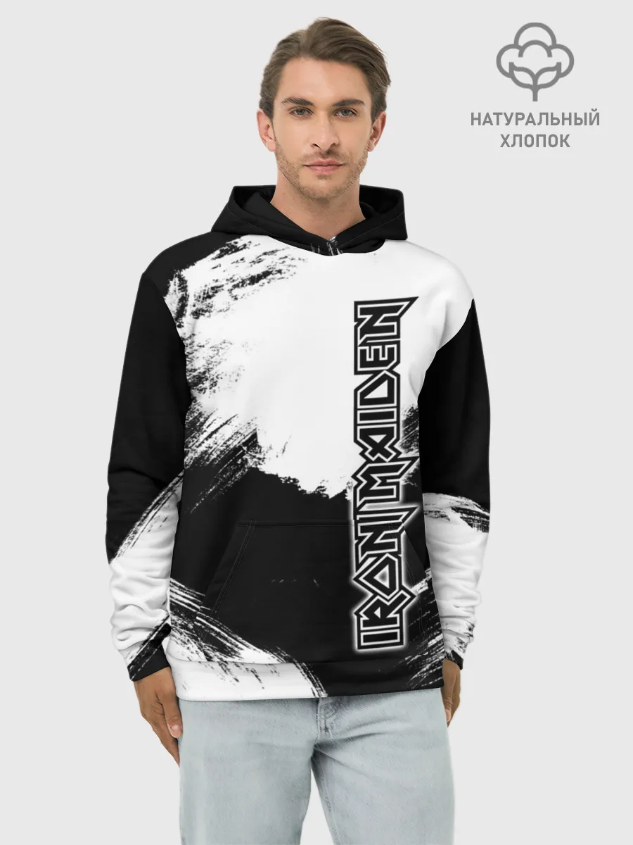 Худи мужской база хлопок / Iron Maiden