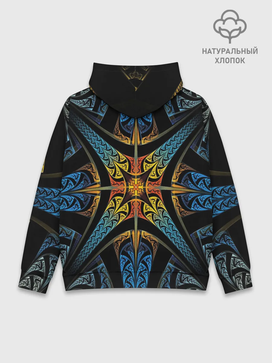 Худи мужской база хлопок / FRACTAL 2020