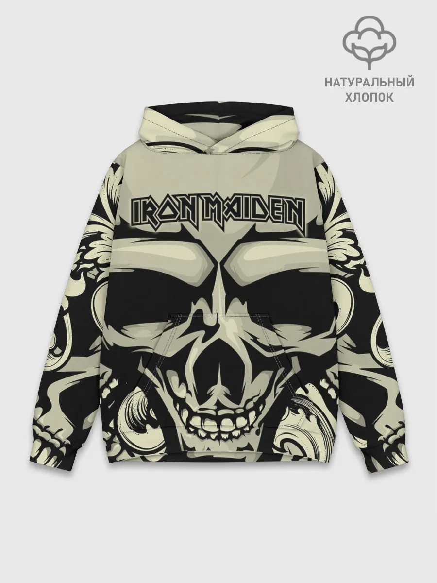 Худи мужской база хлопок / Iron Maiden