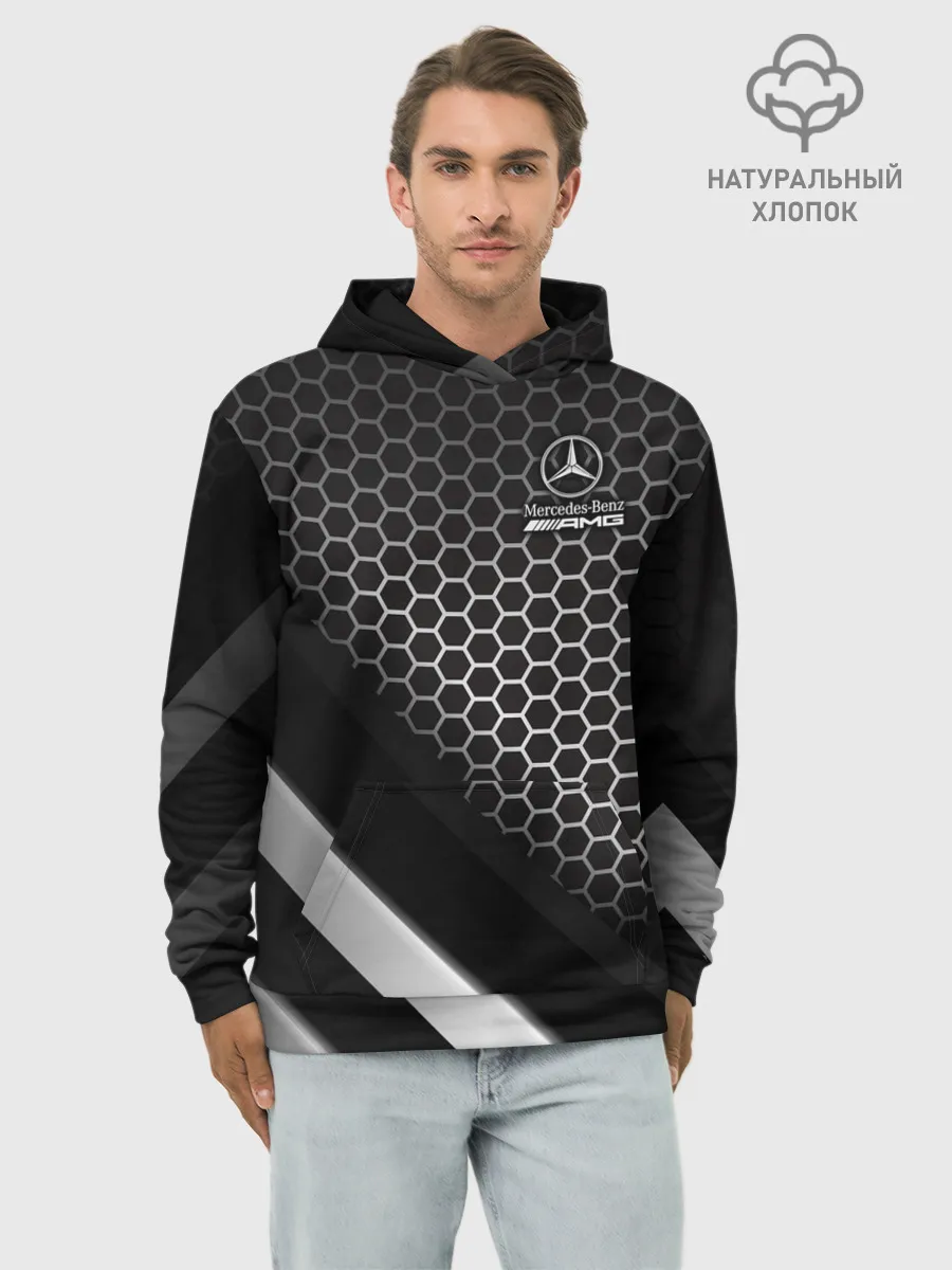 Худи мужской база хлопок / Mercedes-AMG