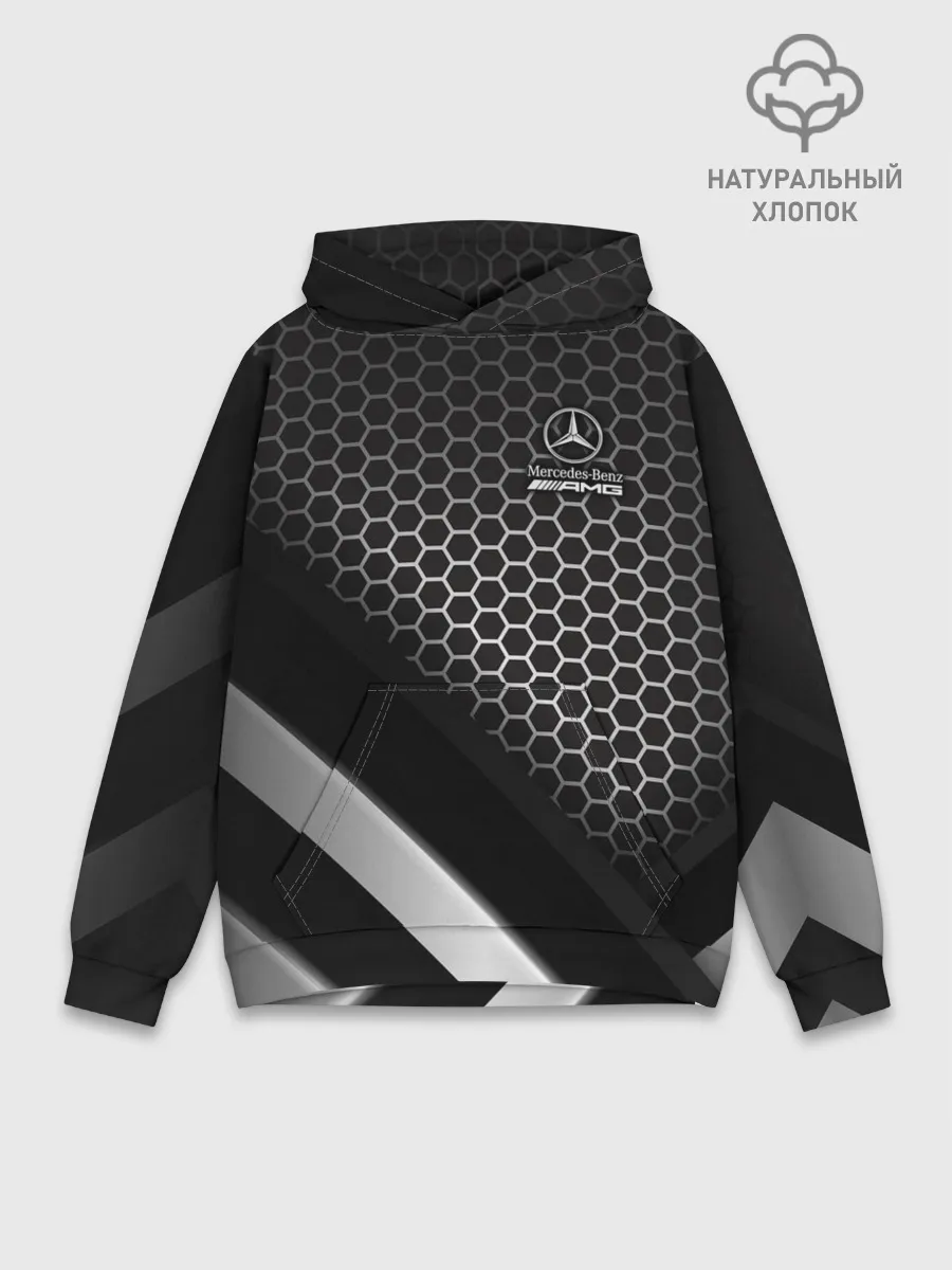Худи мужской база хлопок / Mercedes-AMG