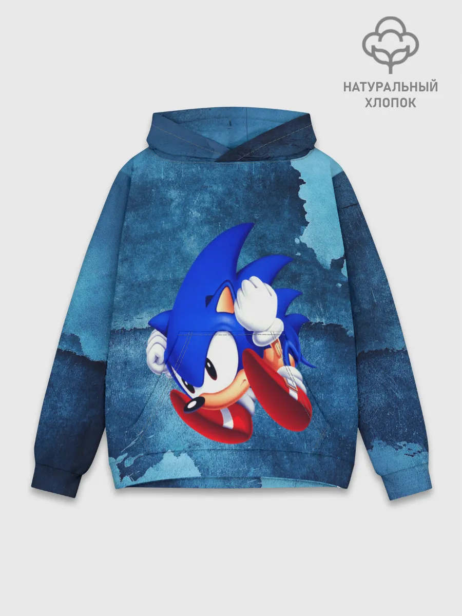 Худи мужской база хлопок / sonic