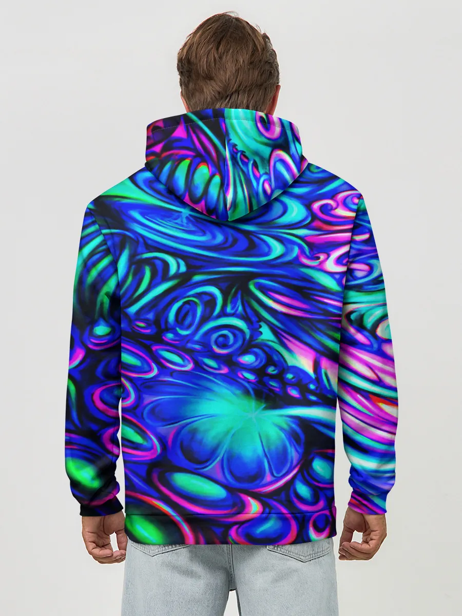 Худи мужской база хлопок / PSY NEON