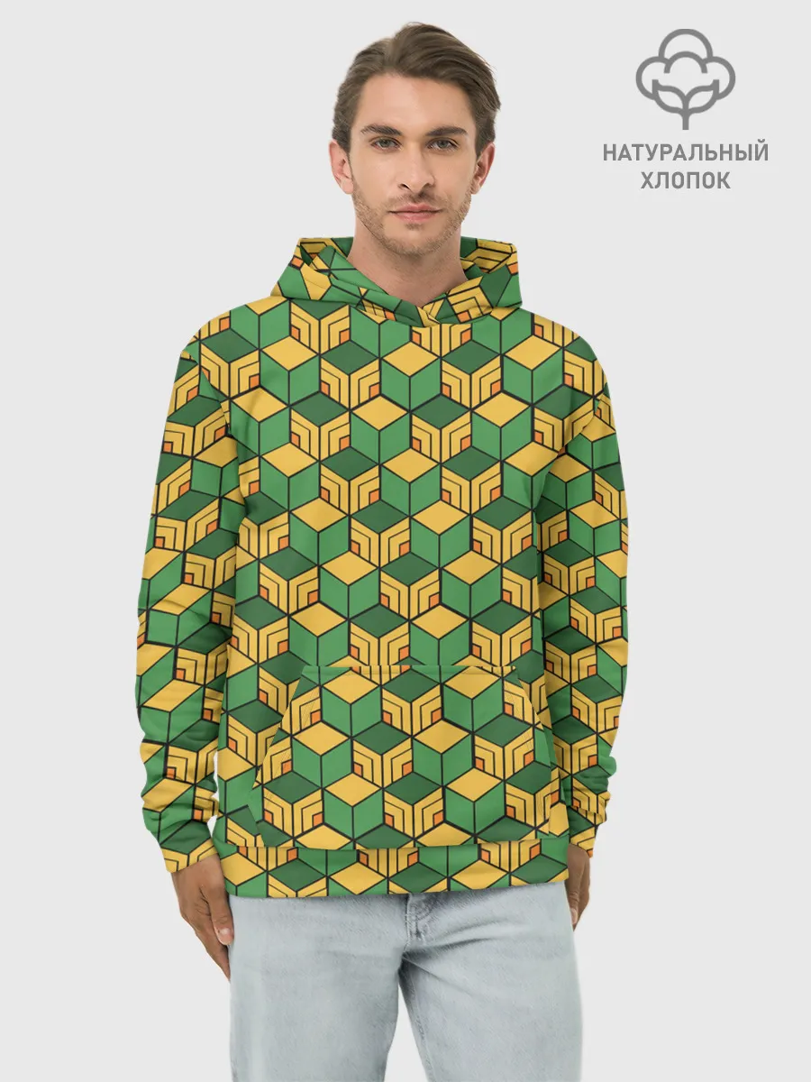 Худи мужской база хлопок / ГИЮ ТОМИОКА | GIUY TOMIOKA