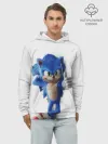 Худи мужской база хлопок / SONIC