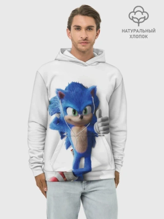Худи мужской база хлопок / SONIC