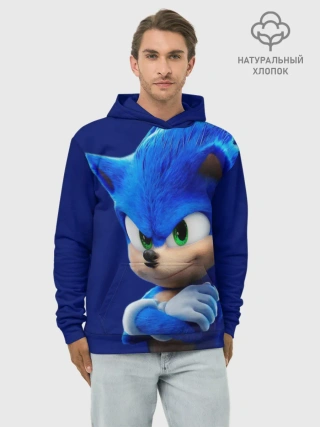 Худи мужской база хлопок / SONIC