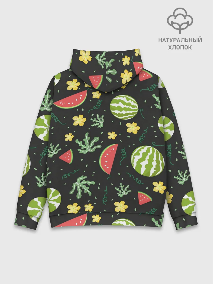 Худи мужской база хлопок / Арбузики