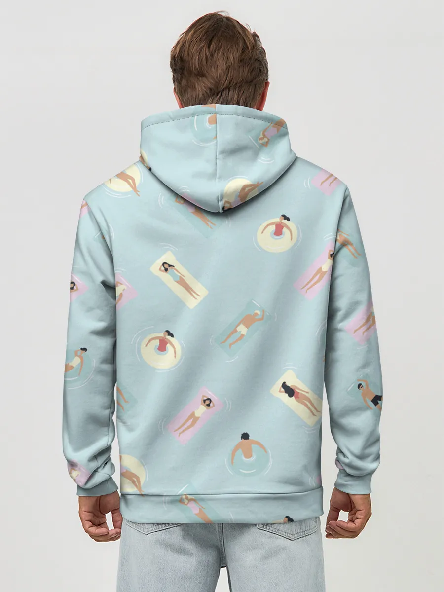 Худи мужской база хлопок / Пляжный сезон