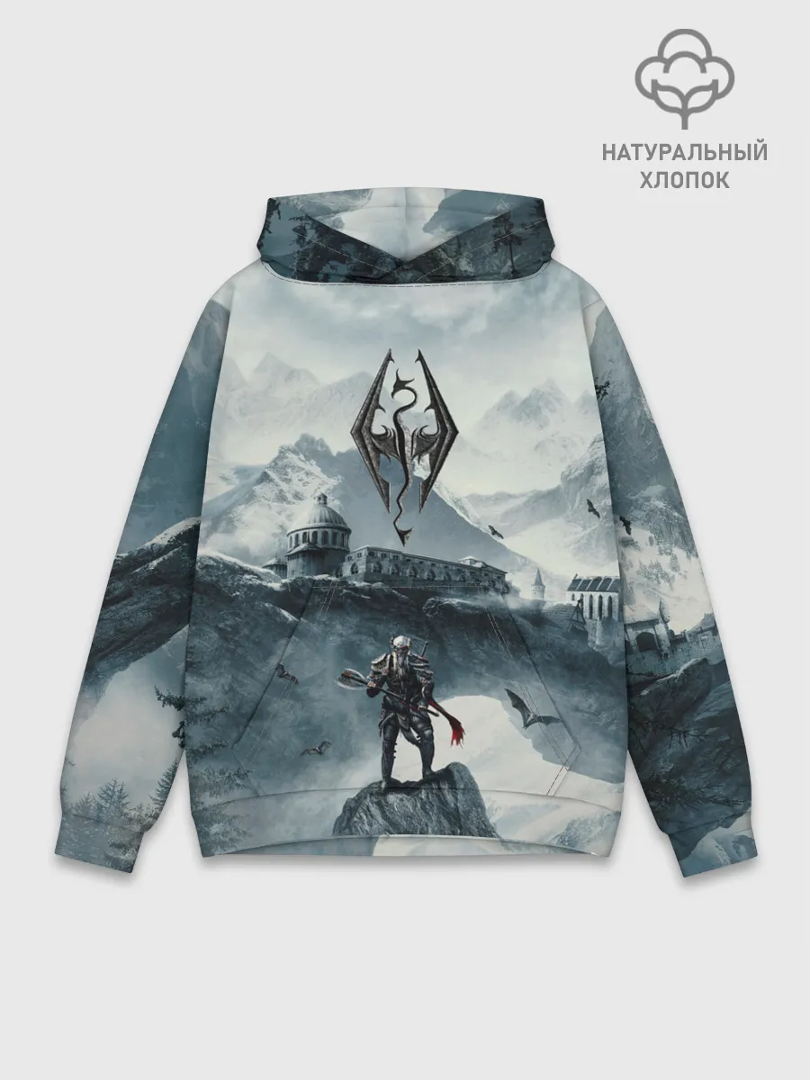 Худи мужской база хлопок / Skyrim Warrior