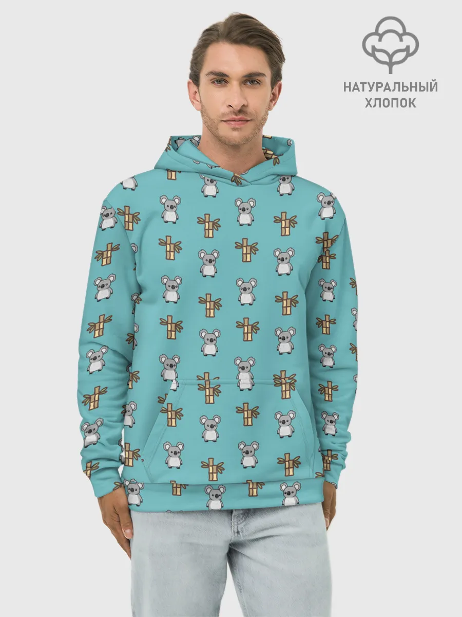 Худи мужской база хлопок / Koala bambuk