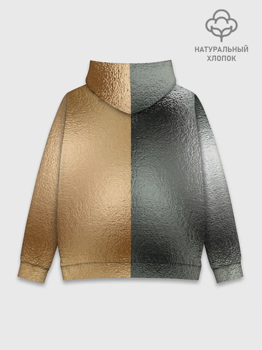 Худи мужской база хлопок / Золото и Серебро