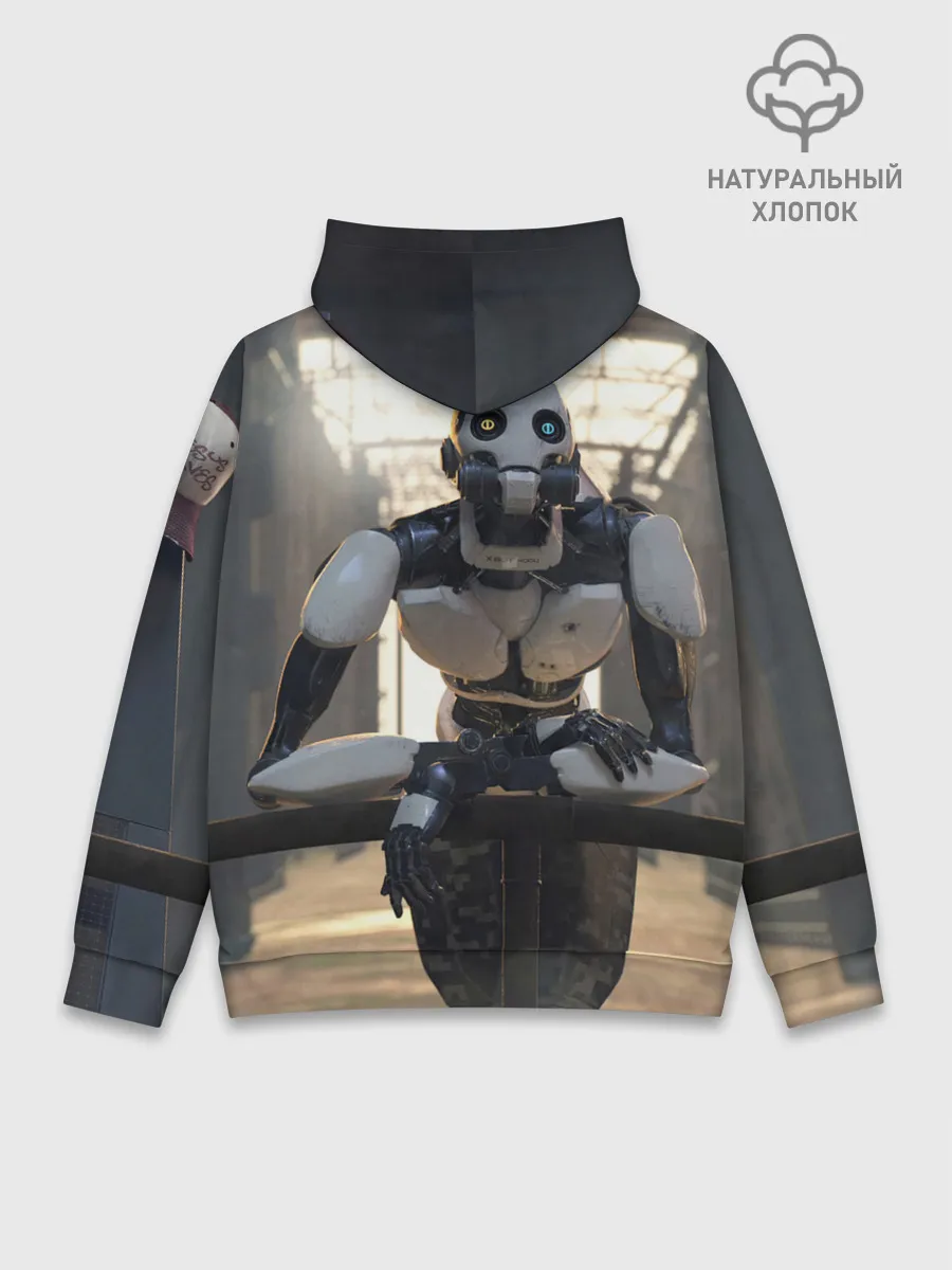 Худи мужской база хлопок / Любовь Смерть Роботы