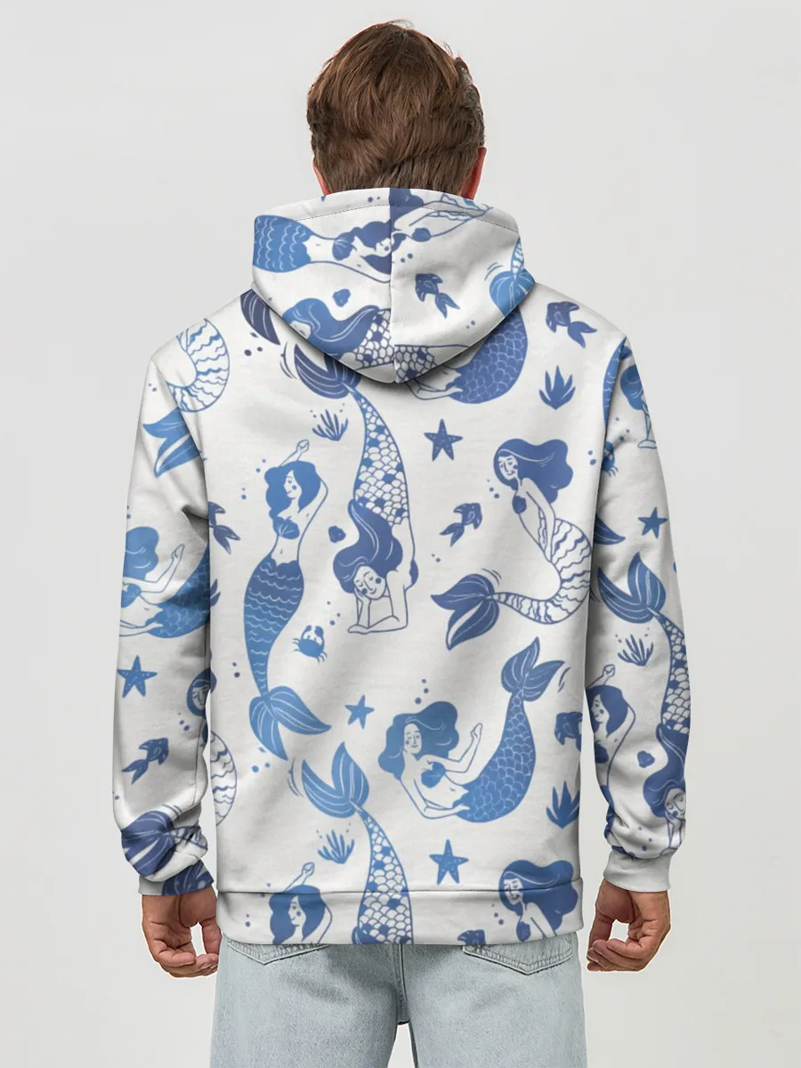 Худи мужской база хлопок / Мир русалок