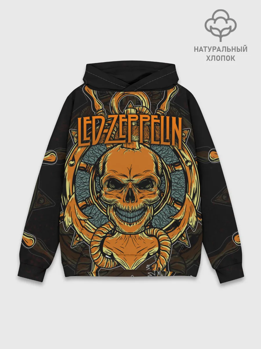 Худи мужской база хлопок / Led Zeppelin