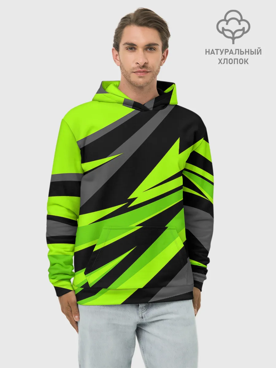 Худи мужской база хлопок / Форма для фитнеса