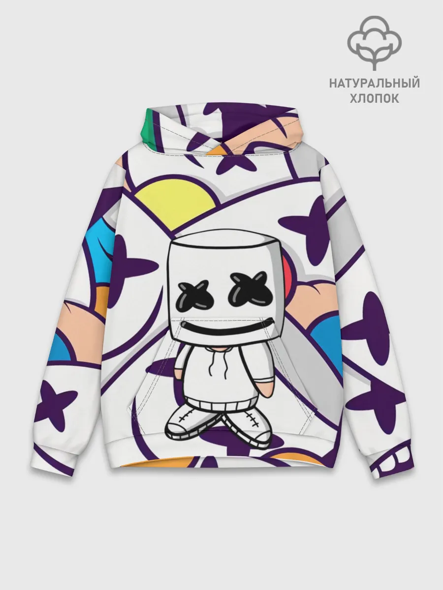 Худи мужской база хлопок / MARSHMELLO