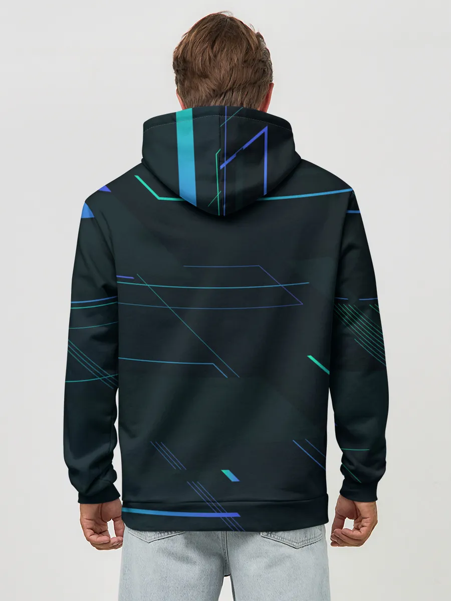 Худи мужской база хлопок / Modern Geometry