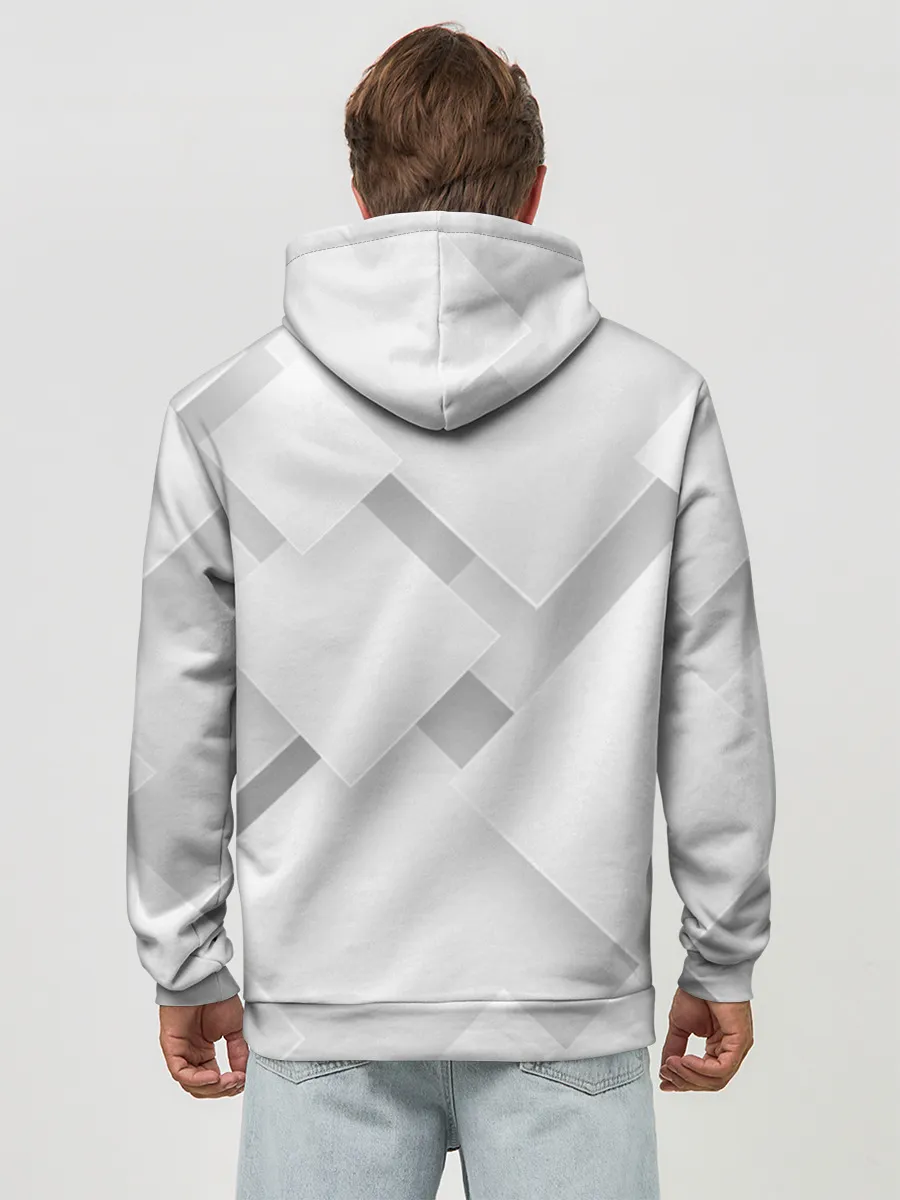 Худи мужской база хлопок / Геометрическая Абстракция