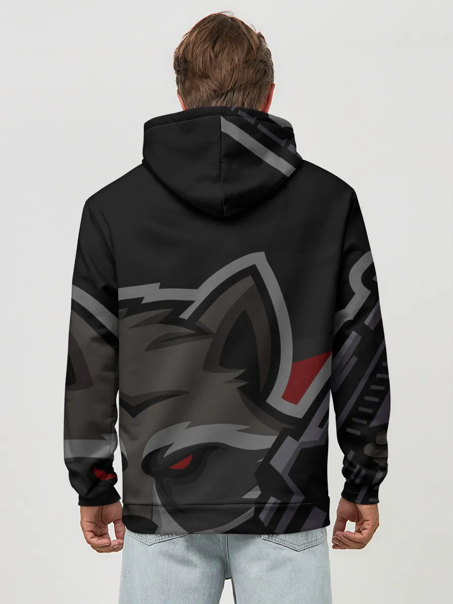 Худи мужской база хлопок / Форма Bad Raccoon