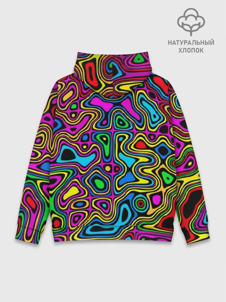 Худи мужской база хлопок / Психоделика
