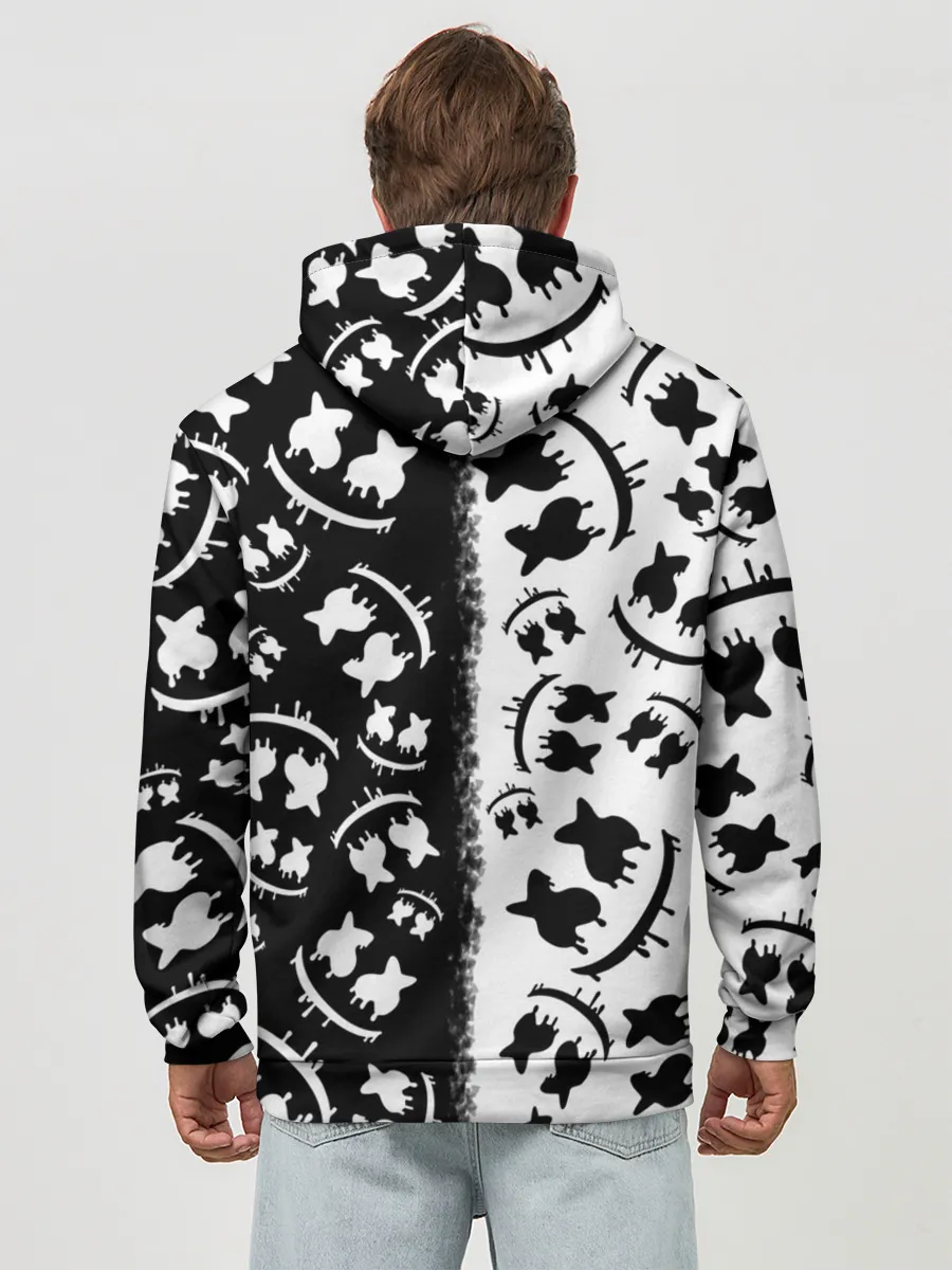 Худи мужской база хлопок / MARSHMELLO