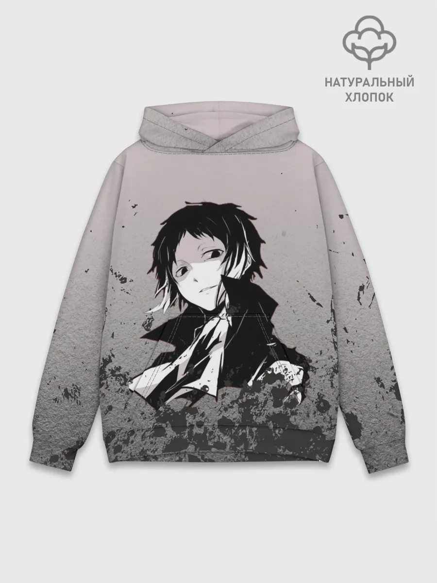 Худи мужской база хлопок / Чиби Великий