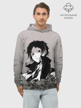 Худи мужской база хлопок / Чиби Великий