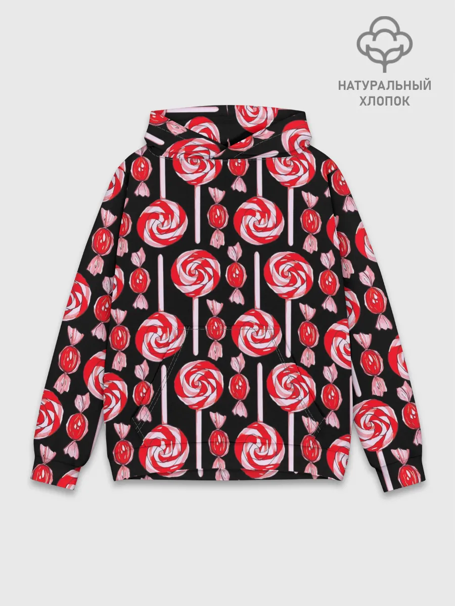 Худи мужской база хлопок / Леденцы