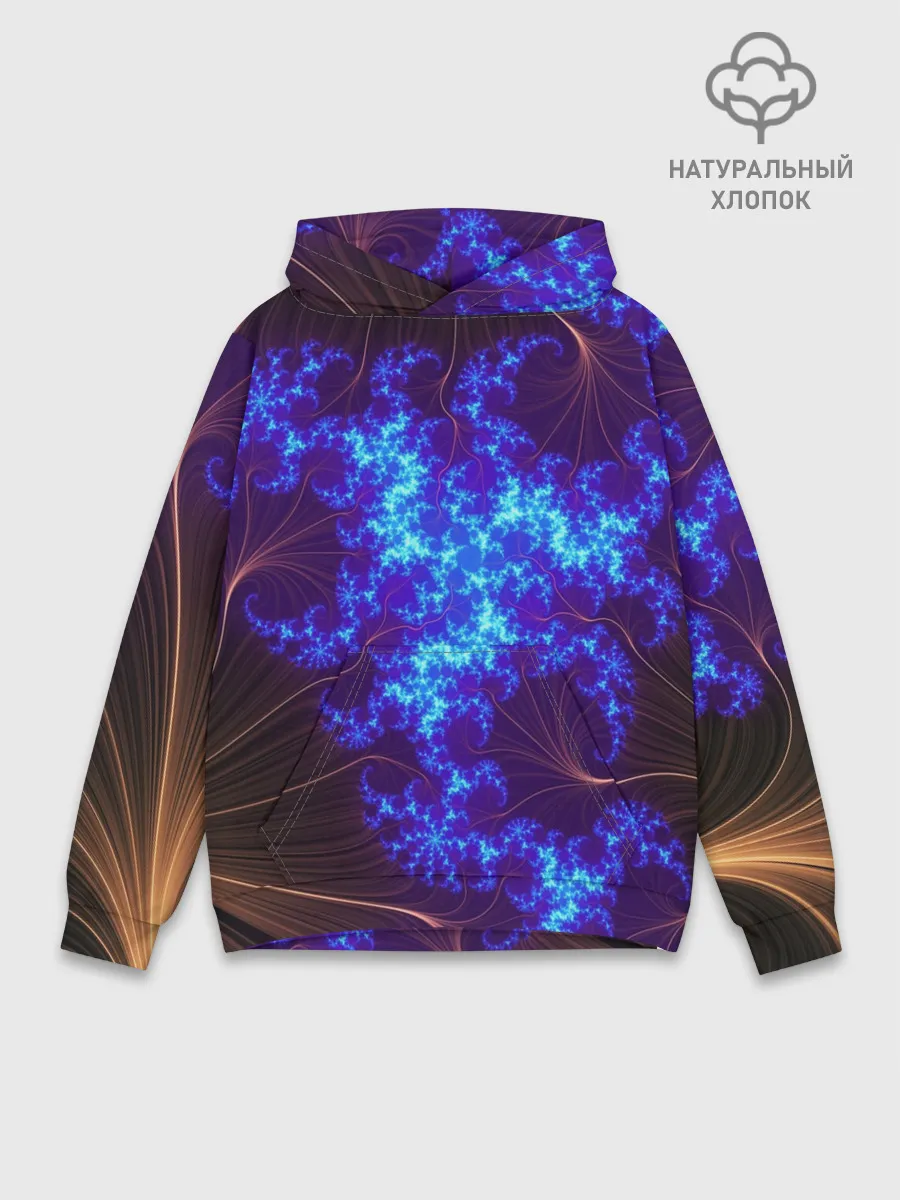 Худи мужской база хлопок / FRACTAL STORM