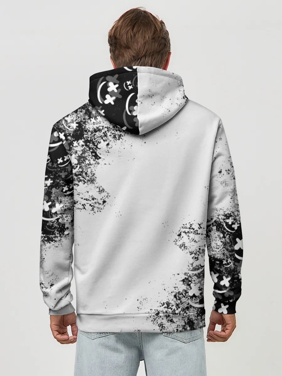 Худи мужской база хлопок / Marshmello