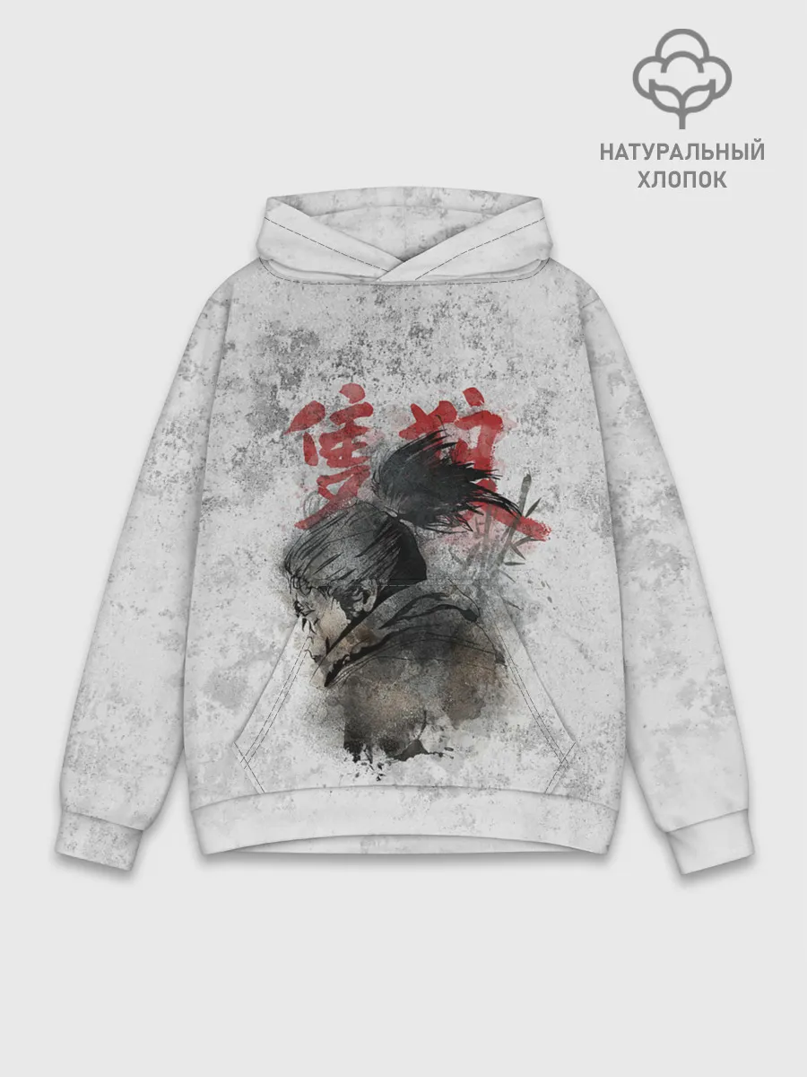 Худи мужской база хлопок / SEKIRO SHADOW DIE TWICE