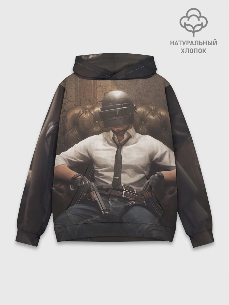 Худи мужской база хлопок / PUBG