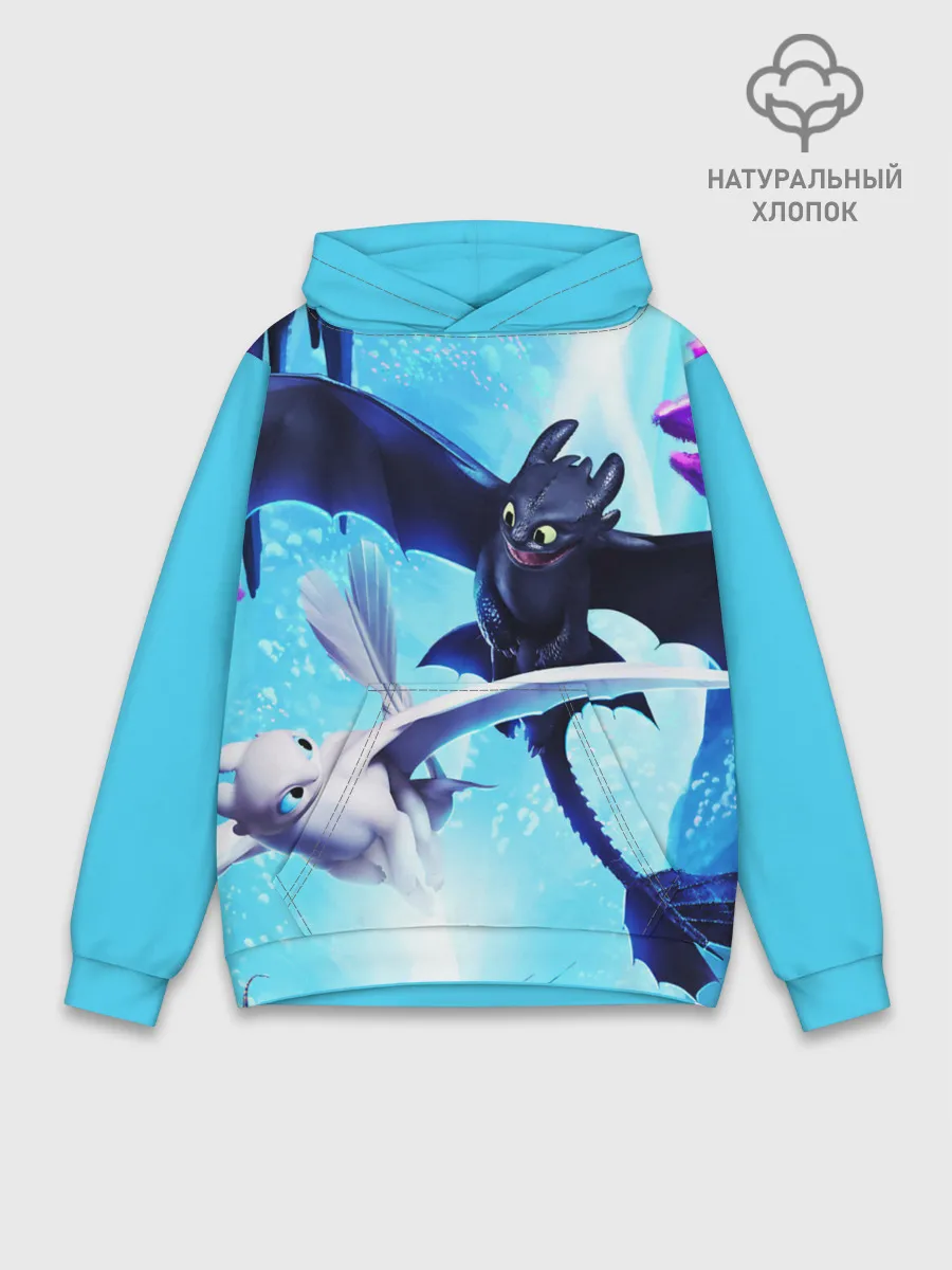 Худи мужской база хлопок / Как приручить дракона