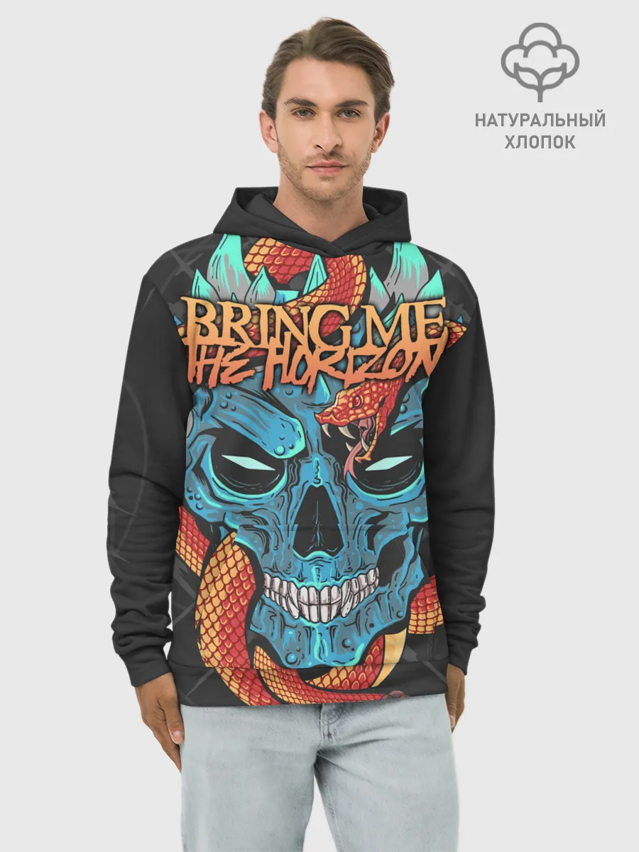 Худи мужской база хлопок / Bring Me the Horizon