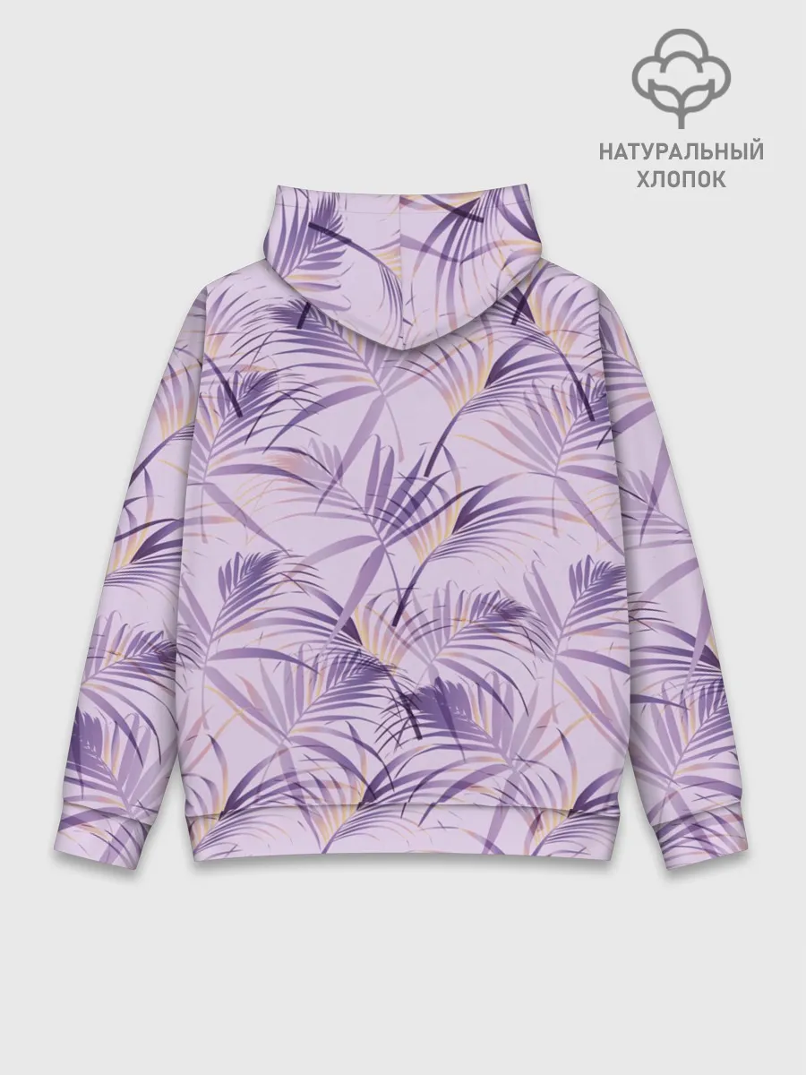 Худи мужской база хлопок / Листья