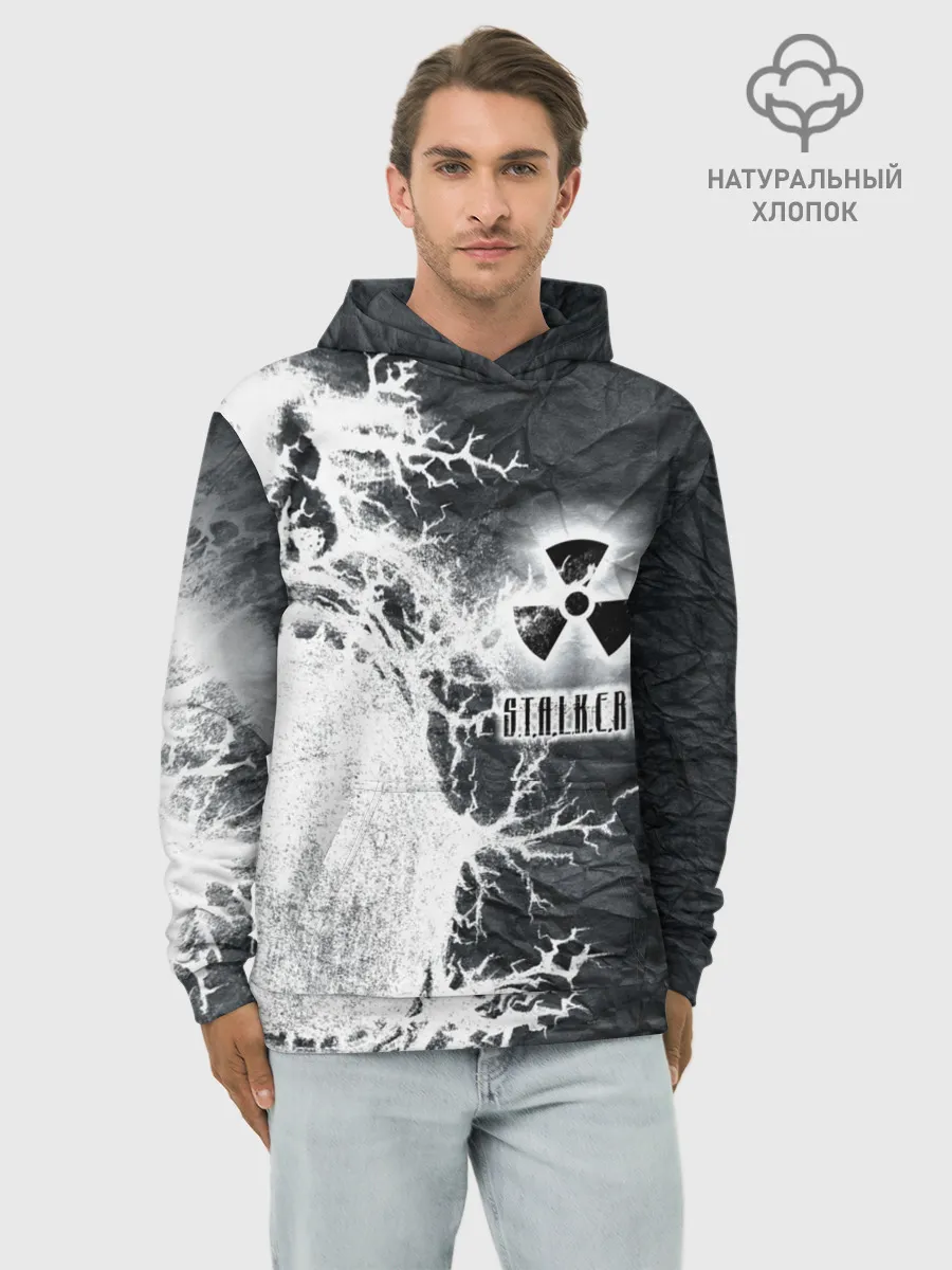 Худи мужской база хлопок / Сталкер