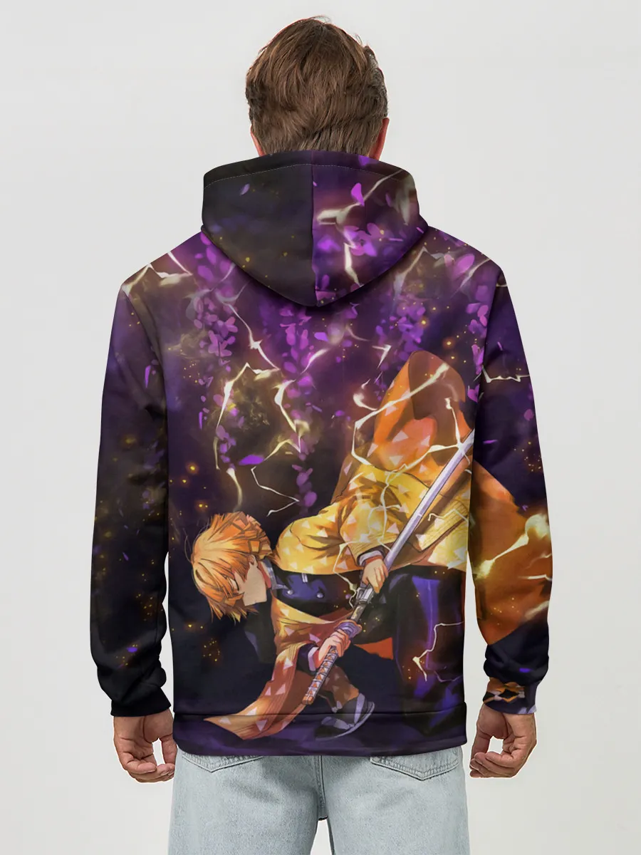 Худи мужской база хлопок / Kimetsu no yaiba готовится