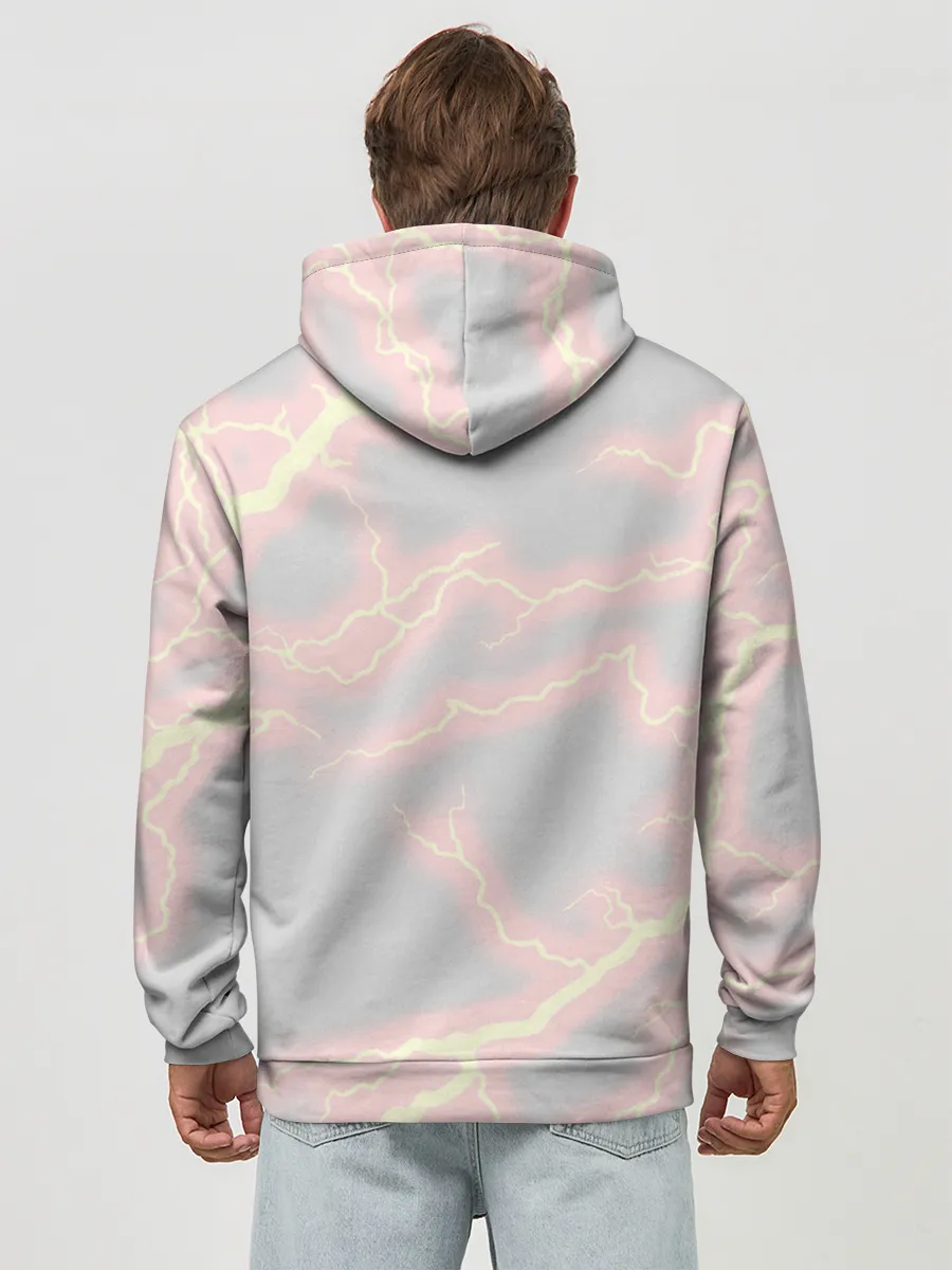 Худи мужской база хлопок / Kimetsu no yaiba достает меч