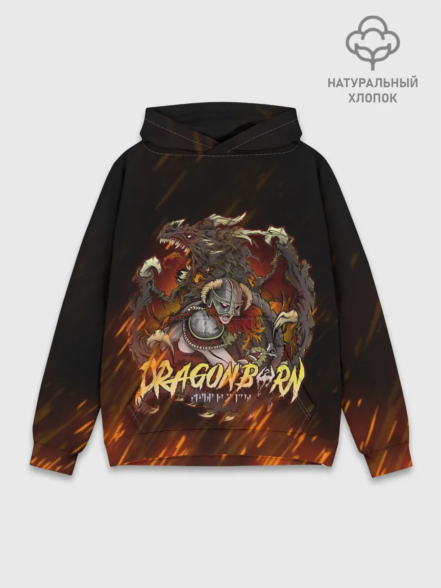 Худи мужской база хлопок / THE ELDER SCROLLS