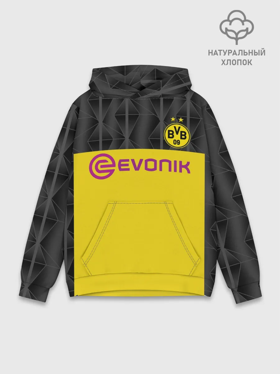 Худи мужской база хлопок / Холанд home 19-20 UEFA