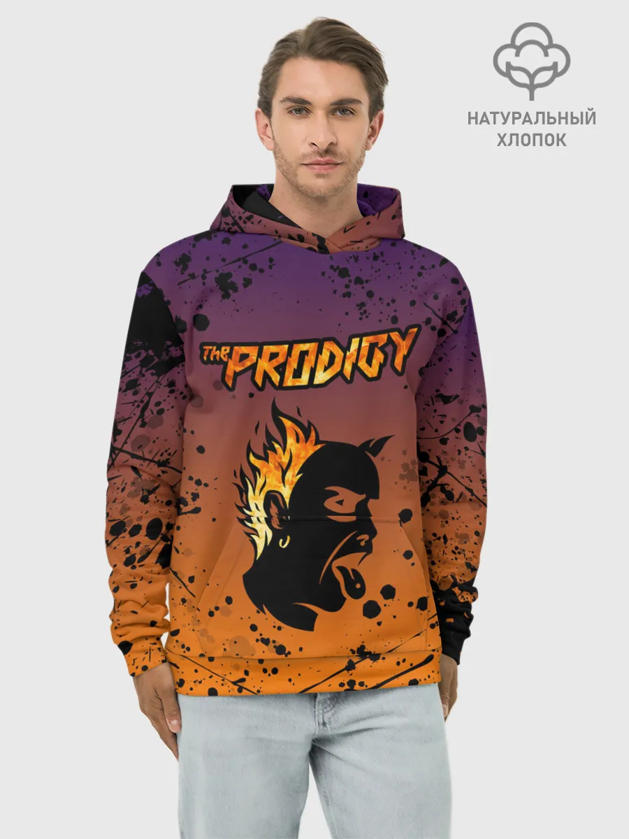 Худи мужской база хлопок / THE PRODIGY | ПРОДИДЖИ